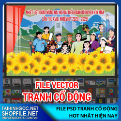 File vector tranh Cổ Động 2023